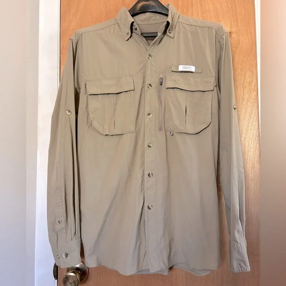 Guide Series Casual Tan Field Shirt size L - Picture 1 of 14